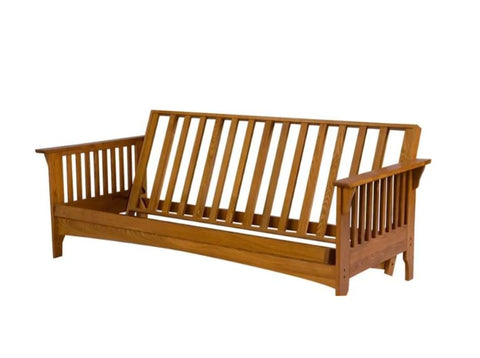 Boston Solid Oak Futon Frame - Queen Size