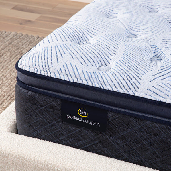 Perfect Sleeper® Blue Lagoon Nights Plush Pillow Top