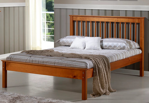 Laguna Pecan Platform Bed