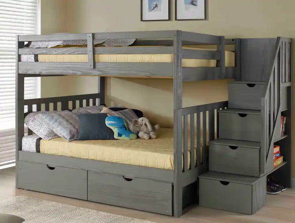 Oxford Full over Full Grey Bunk