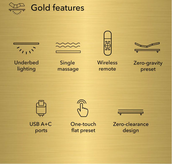 Baselogic™ Gold Adjustable Base
