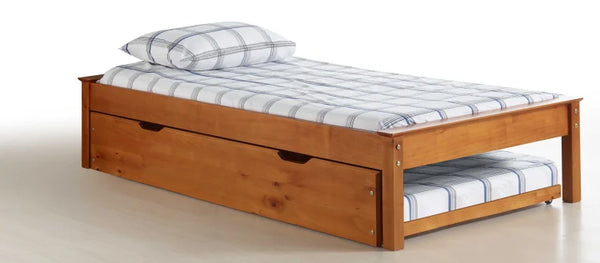 Laguna Pecan Platform Bed