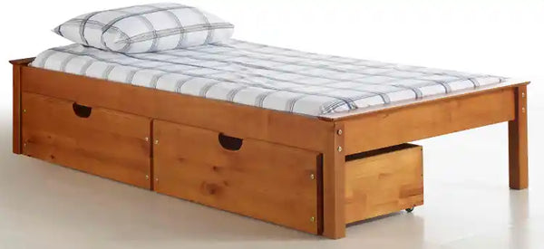 Laguna Pecan Platform Bed
