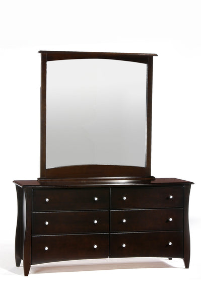 Clove 6-Drawer Dresser and Mirror