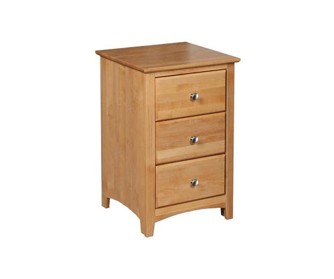 Shaker 3 Drawer Nightstand