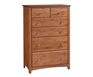 Shaker 6 Drawer Chest - 2 Deep Drawers