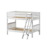 Twin/Twin Low Bunk w/Angle Ladder