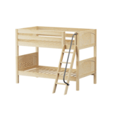 Twin/Twin Low Bunk w/Angle Ladder