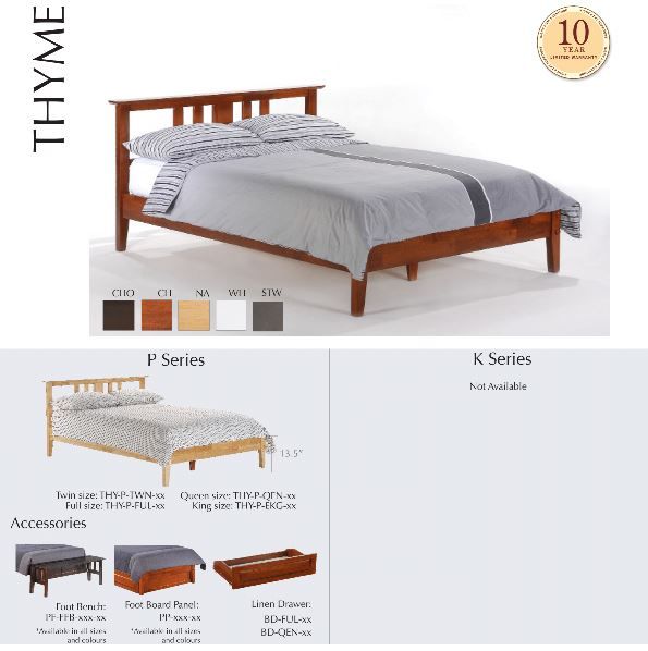 Thyme Platform Bed P-Series