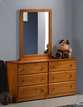 6 Drawer Double Dresser